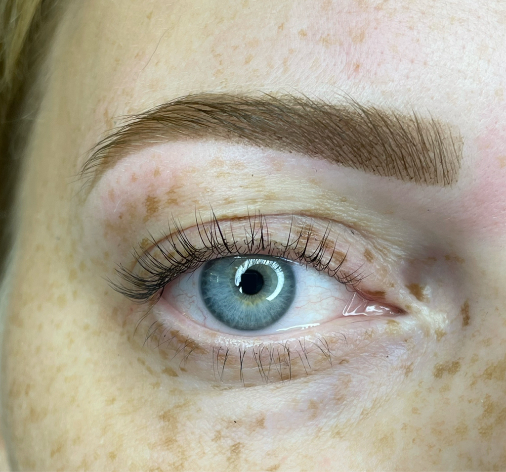 Оформление+окрашивание бровей