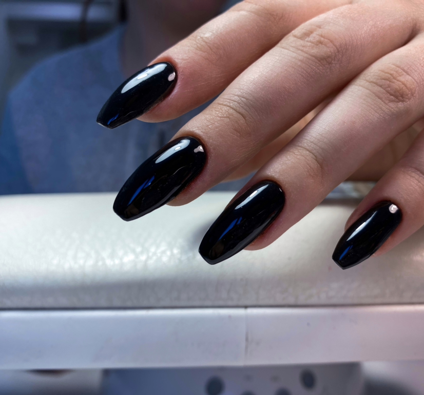 Наращивание однотонное