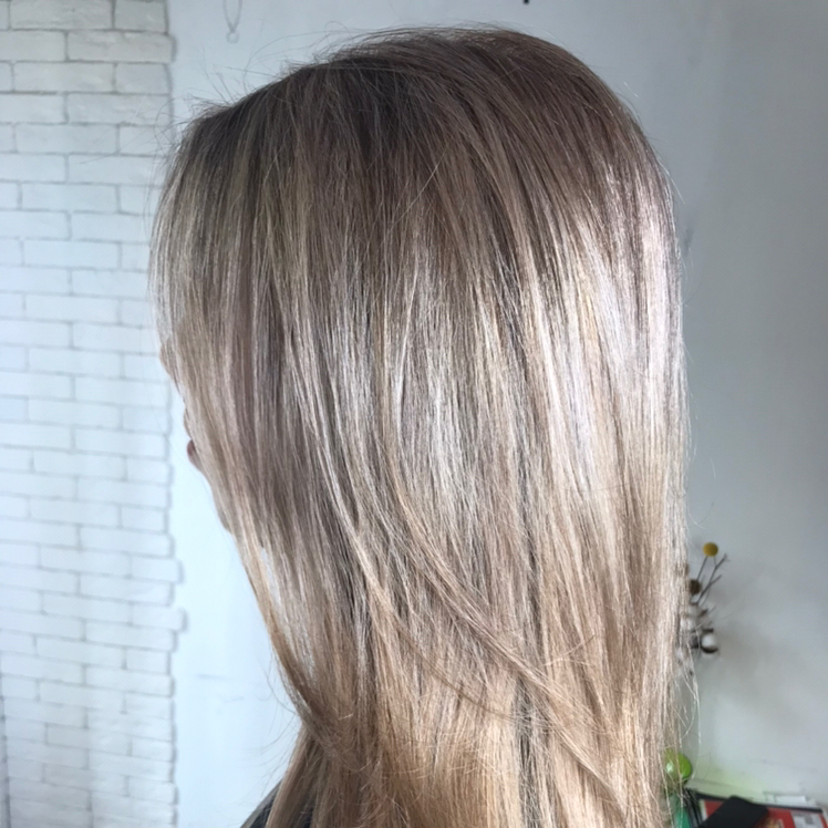 Мелирование короткая длина+ тонирование