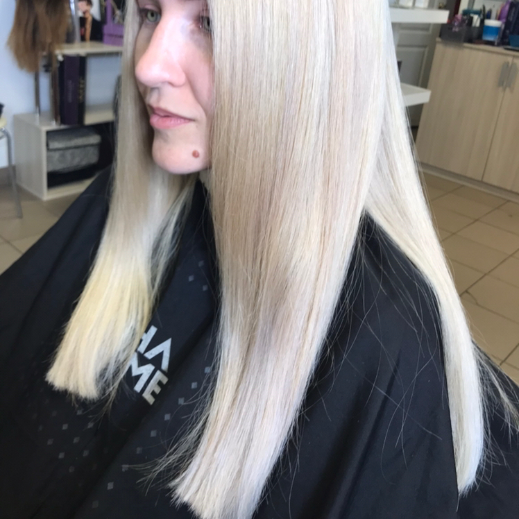 Ламинирование волос длина ниже плеч