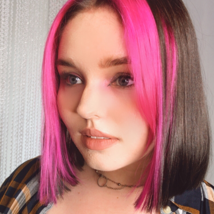 Цветное окрашивание блоками средняя длина