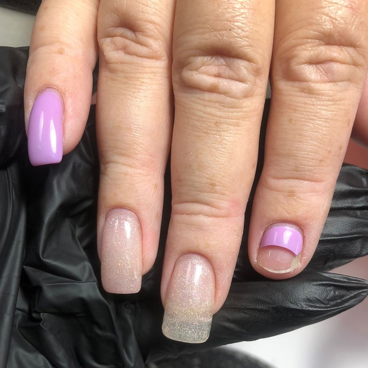 ремонт ногтя (наращивание)