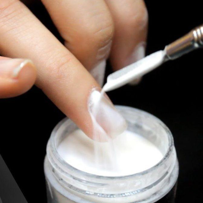 Укрепление акриловой пудрой