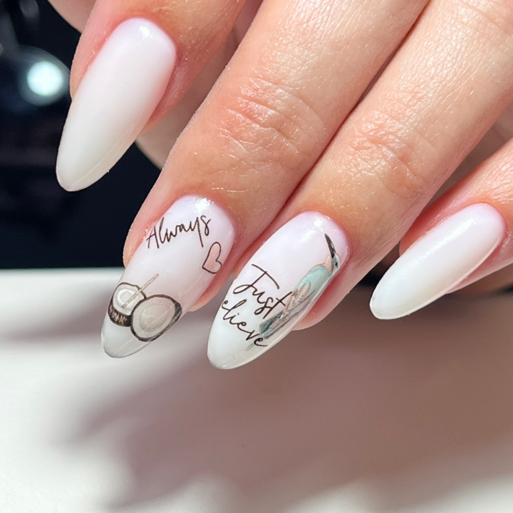 Наращивание ногтей гелем/полигелем