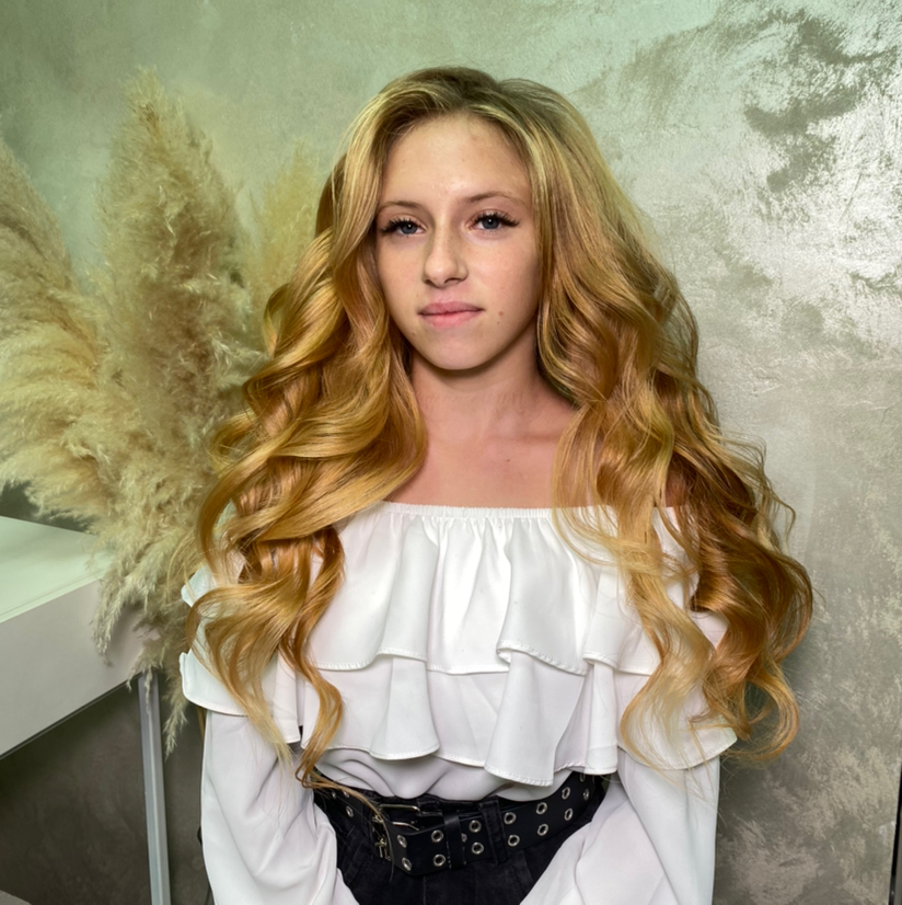 Локоны: длина волос ниже лопаток