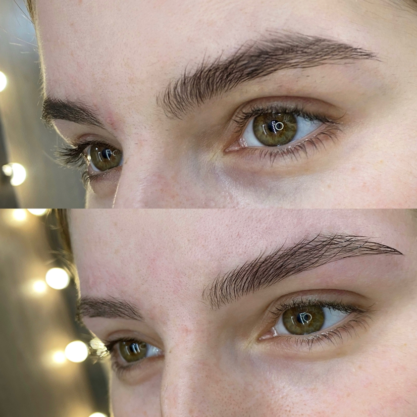 Коррекция бровей пинцет/воск