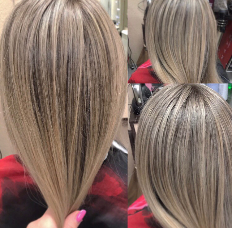 Мелирование на длинные волосы ( до лопаток )