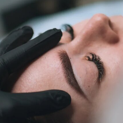 ПМ бровей (коррекция спустя месяц)