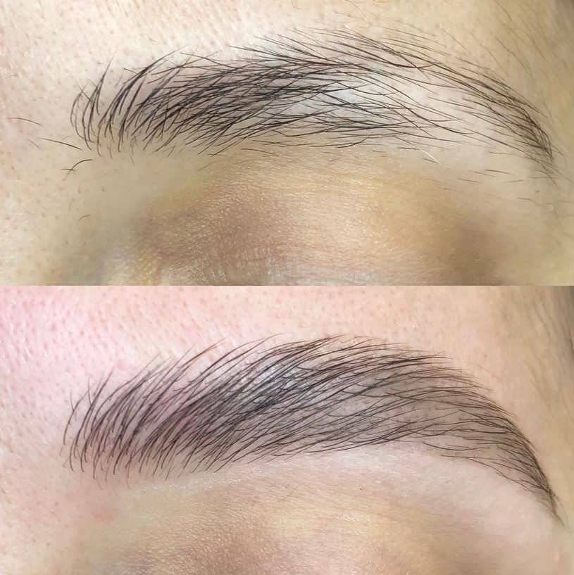 Укладка бровей