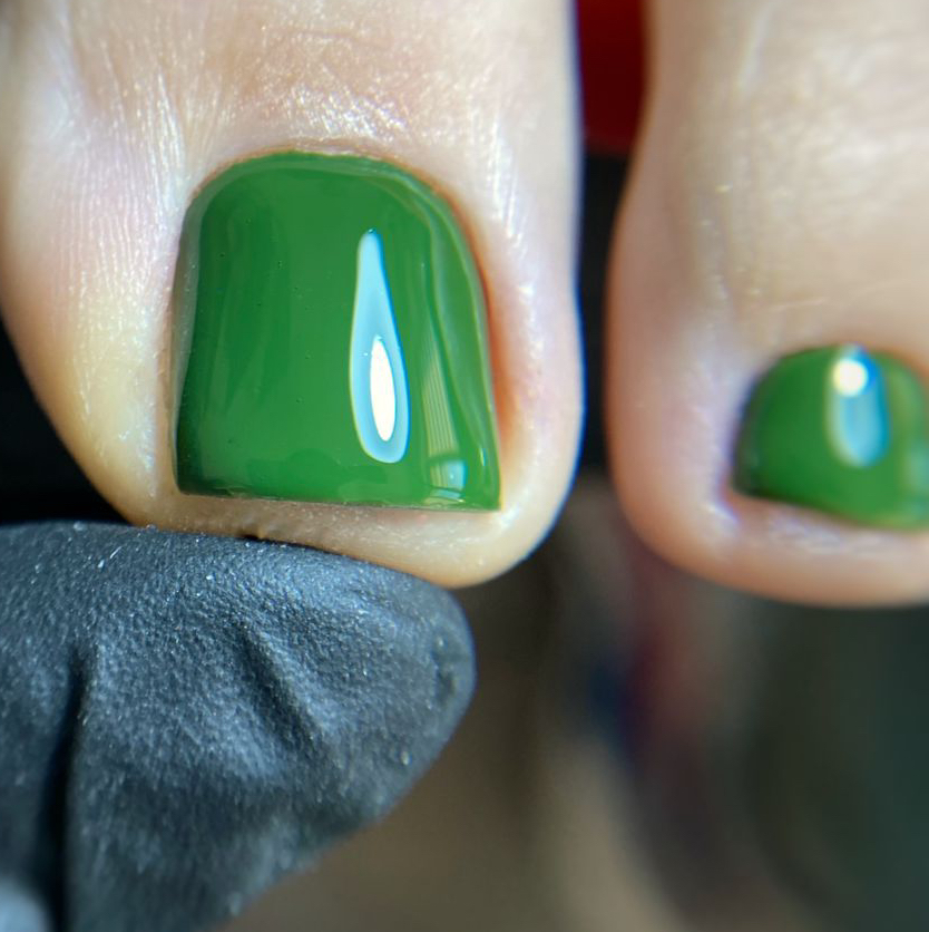 Педикюр с покрытием гель лака / Pedicure with gel polish