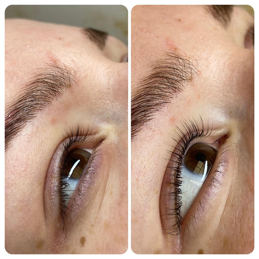 Ламинирование+окрашивание ресниц