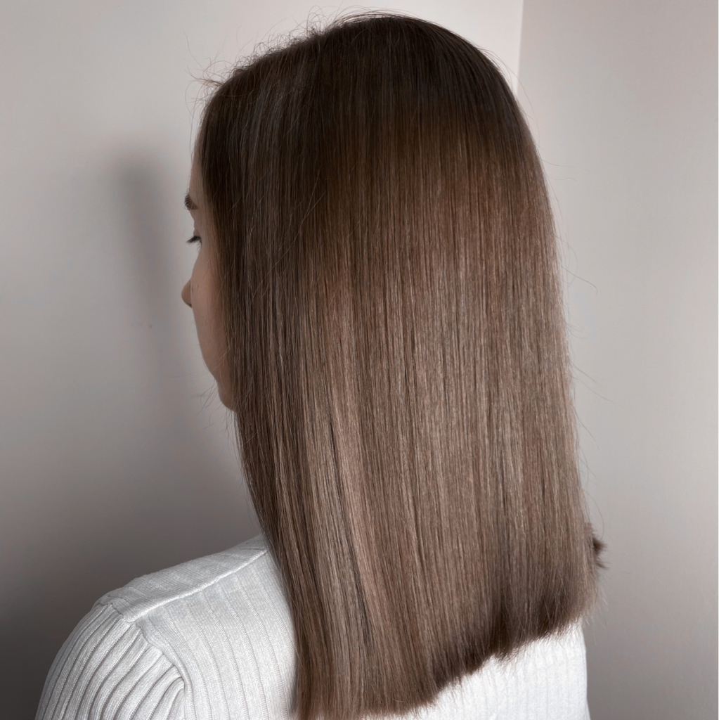 Окрашивание в тон в тон волосы до лопаток