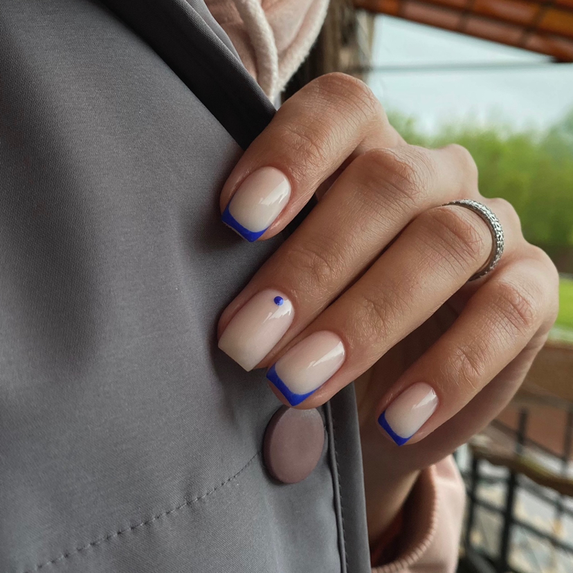 Маникюр + дизайн всех ногтей/френч