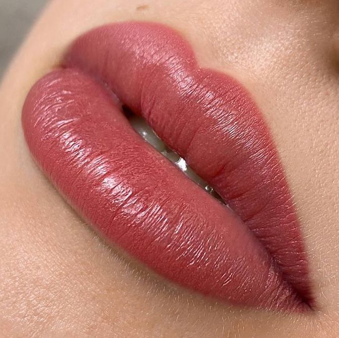 Перманент губ полное заполнение