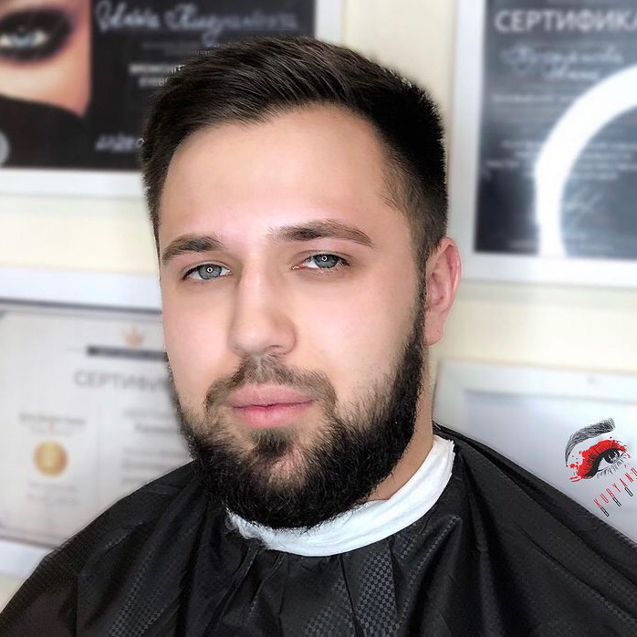 Мужская коррекция бровей (воск+пинцет)