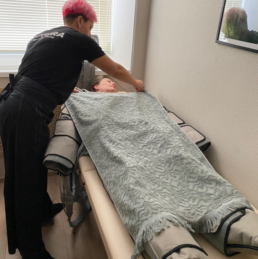 ОБЁРТЫВАНИЕ + ПРЕССОТЕРАПИЯ