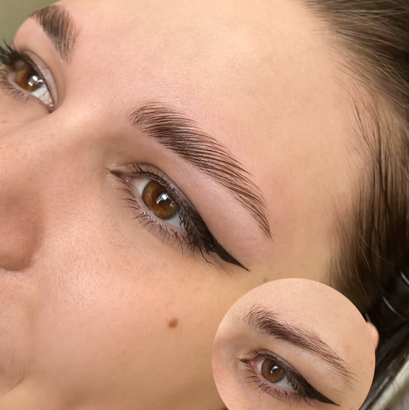 Долговременная укладка бровей