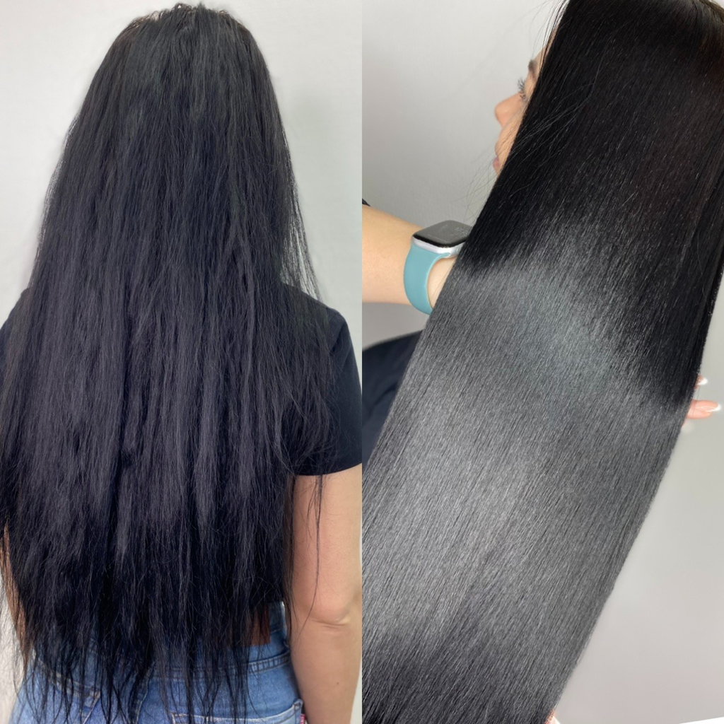 Кератиновое выпрямление