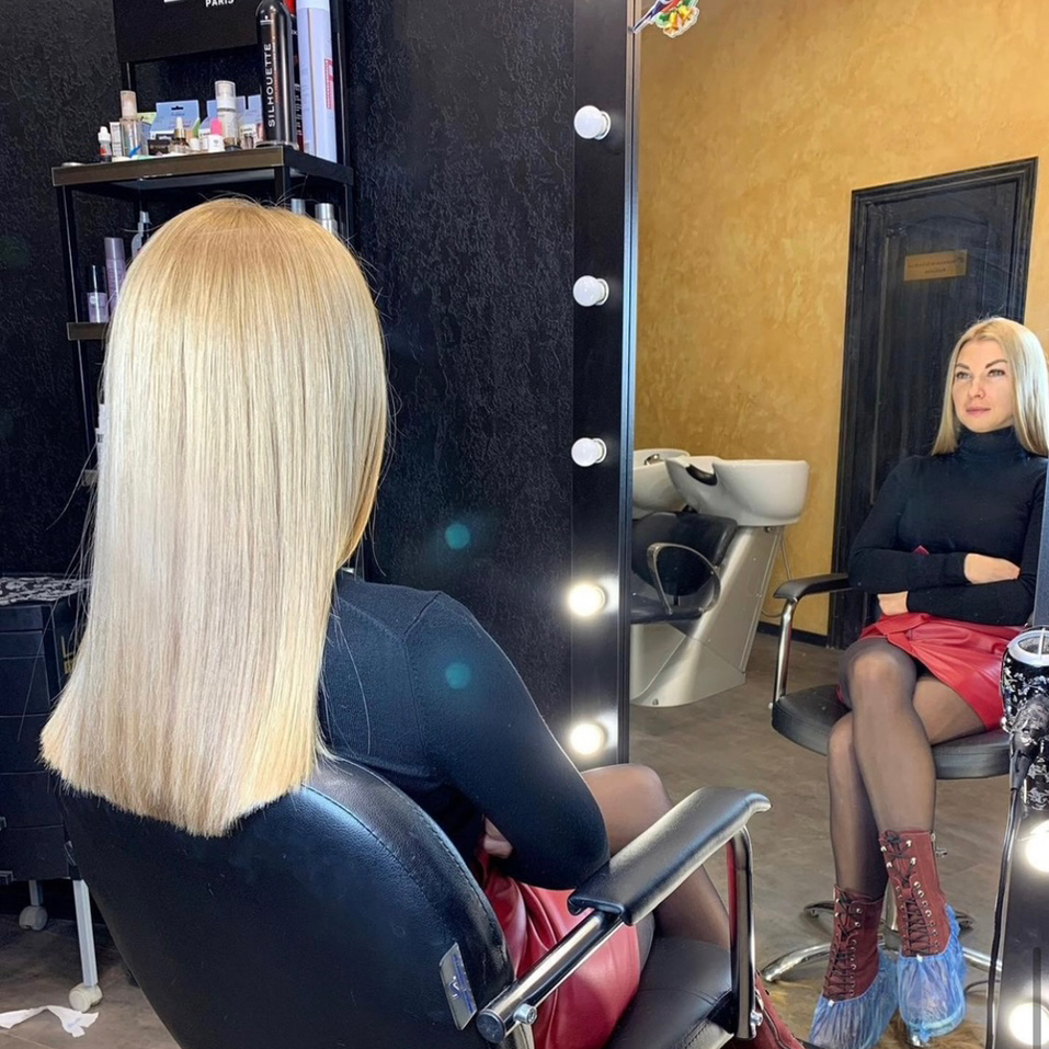 Окрашивание в один тон