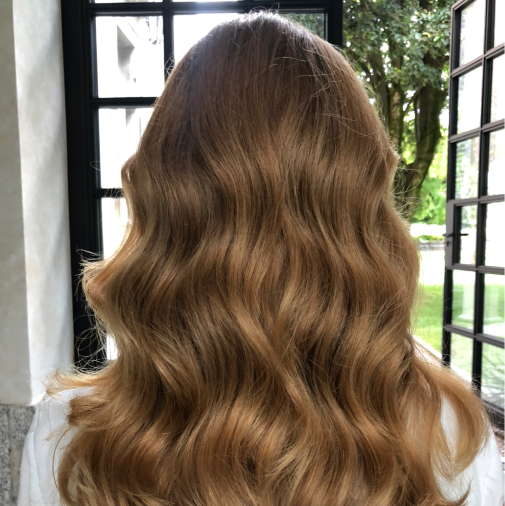 Haircolor in one tone