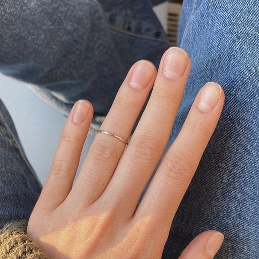 Снятие гель-лака без последующего покрытия