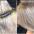 Total blonde повторное посещение / осветление корней 1-2 см с полным тонированием