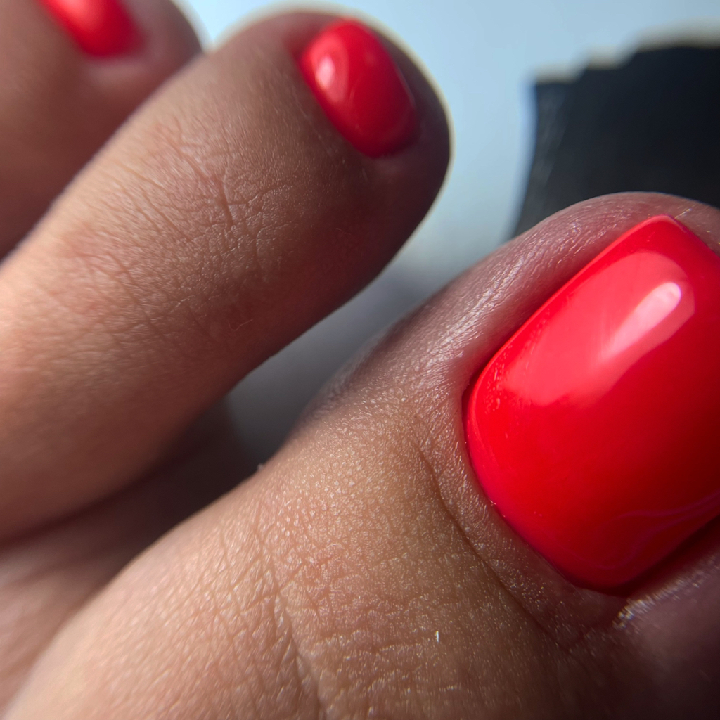 Педикюр (только пальчики) с покрытием