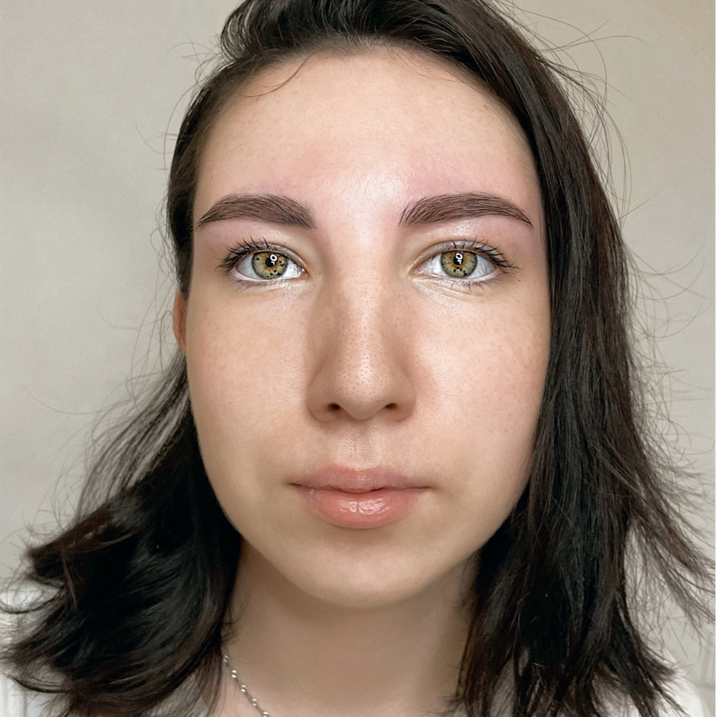 Прореживание + коррекция бровей без окрашивания