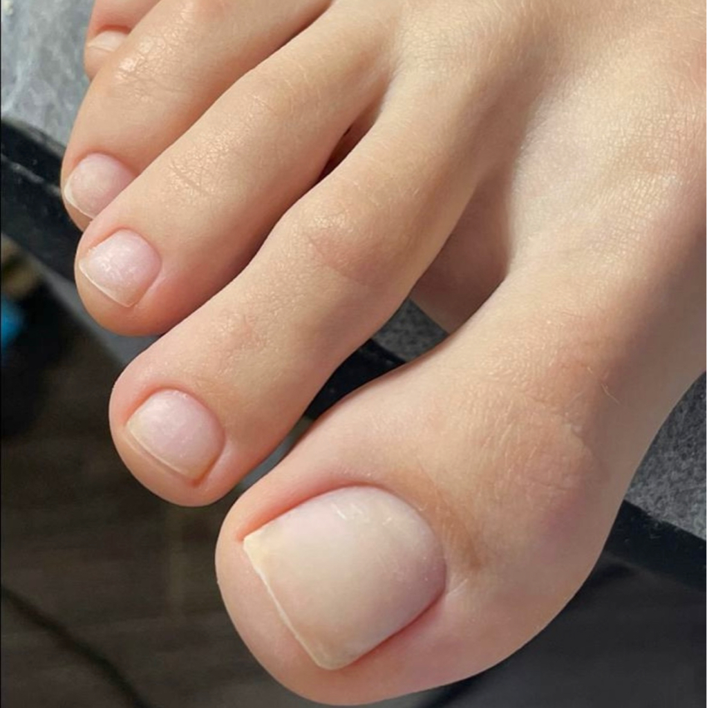 Педикюр без покрытия гель лак