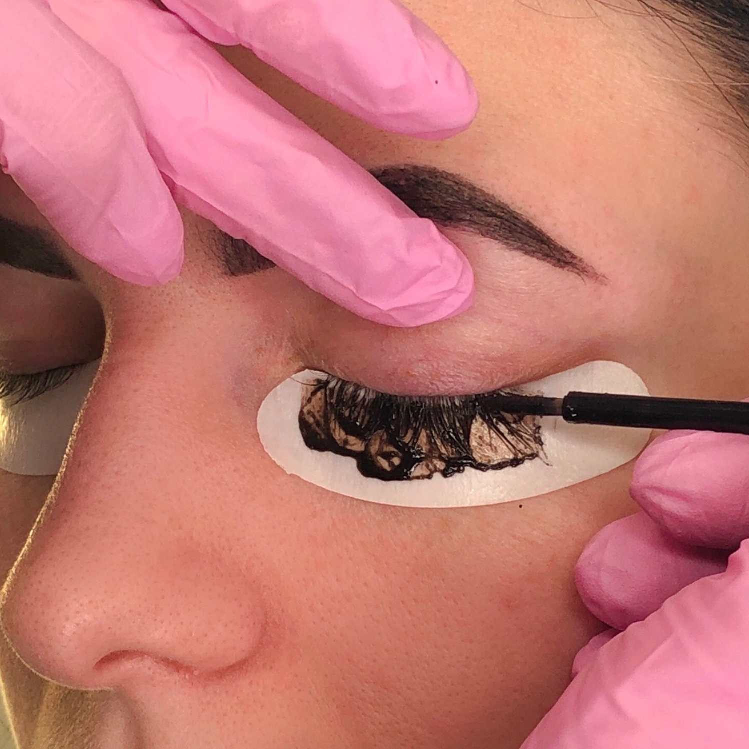 Окрашивание ресниц