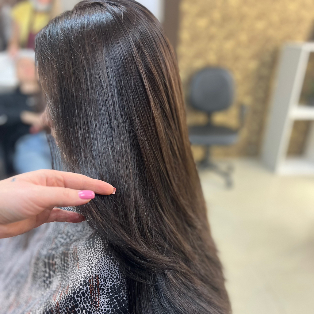 Окрашивание в 1 тон / тонирование (очень длинные )