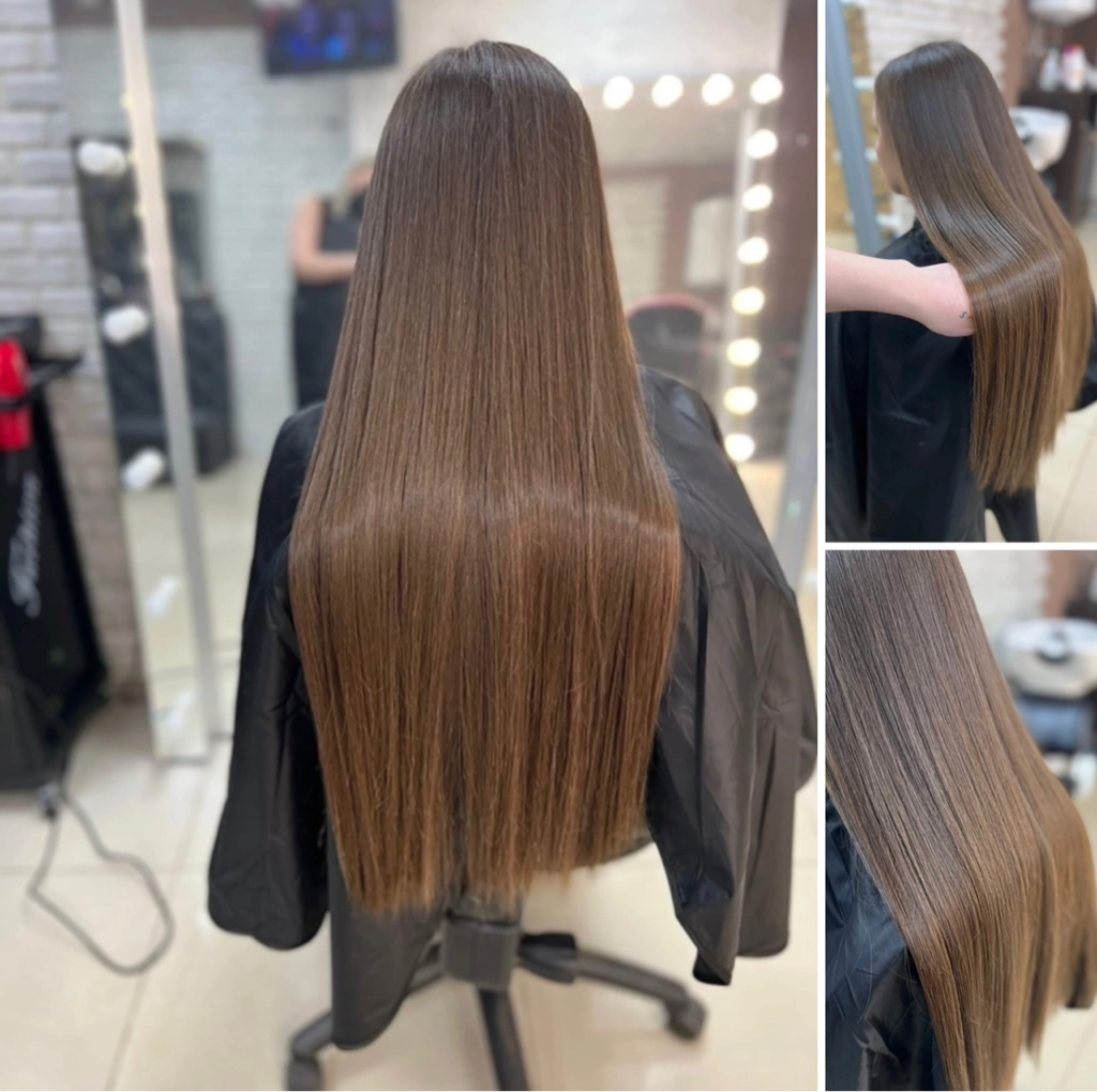 Ботокс выпрямление на очень длинные волосы