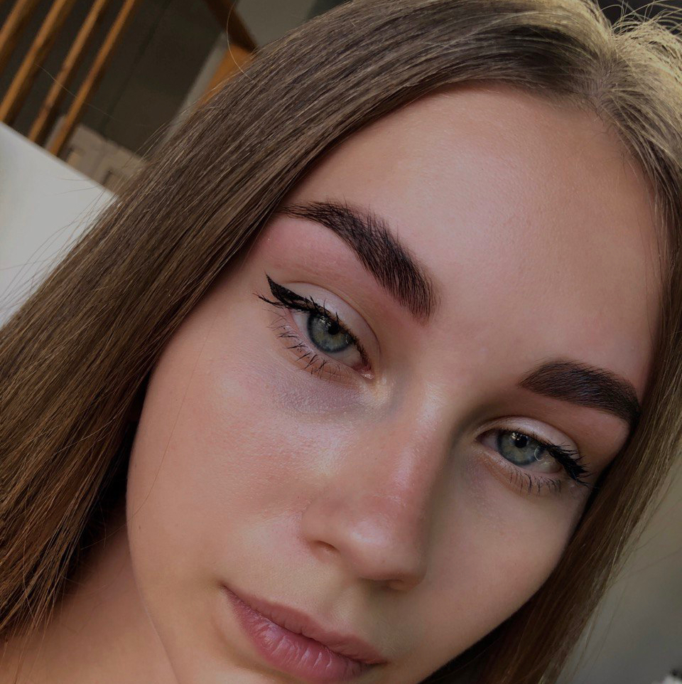 Окрашивание бровей краской/хной (без коррекции)