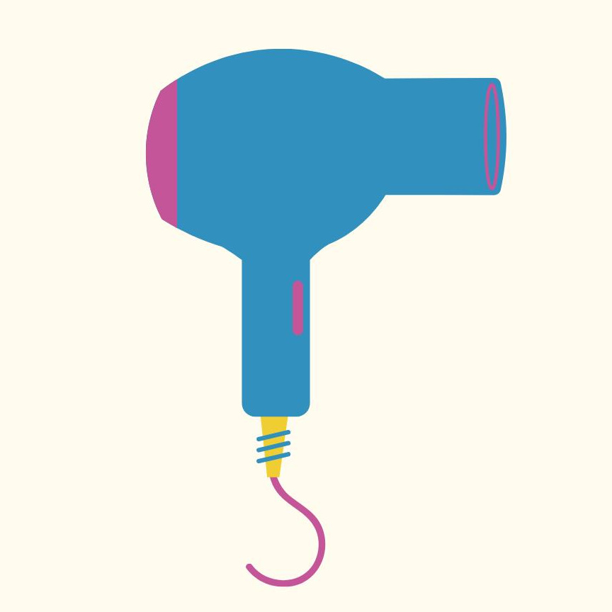 Сушка волос (мальчики, мужчины)