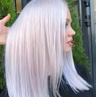 Тотал блонд коррекция ( окрашивание корня до 1.5 см.+ тонирование средней длины )