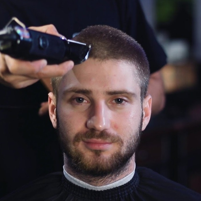 Стрижка машинкой 2-3 насадками