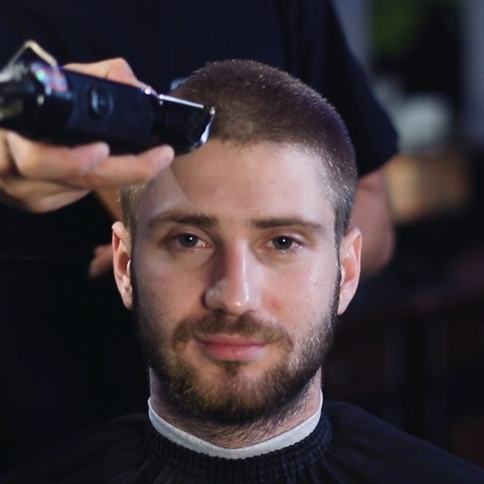 Стрижка машинкой 1 насадкой