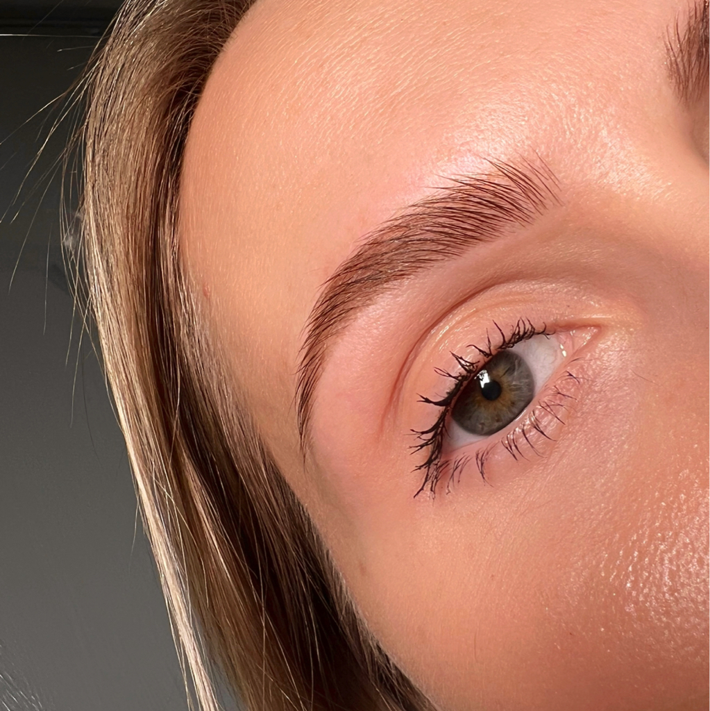 Коррекция (воск/пинцет) + окрашивание (краска)