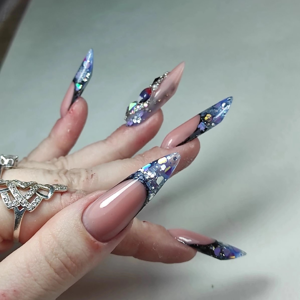 Арочное моделирование, выкладной френч, креативное наращивание, экстра длина