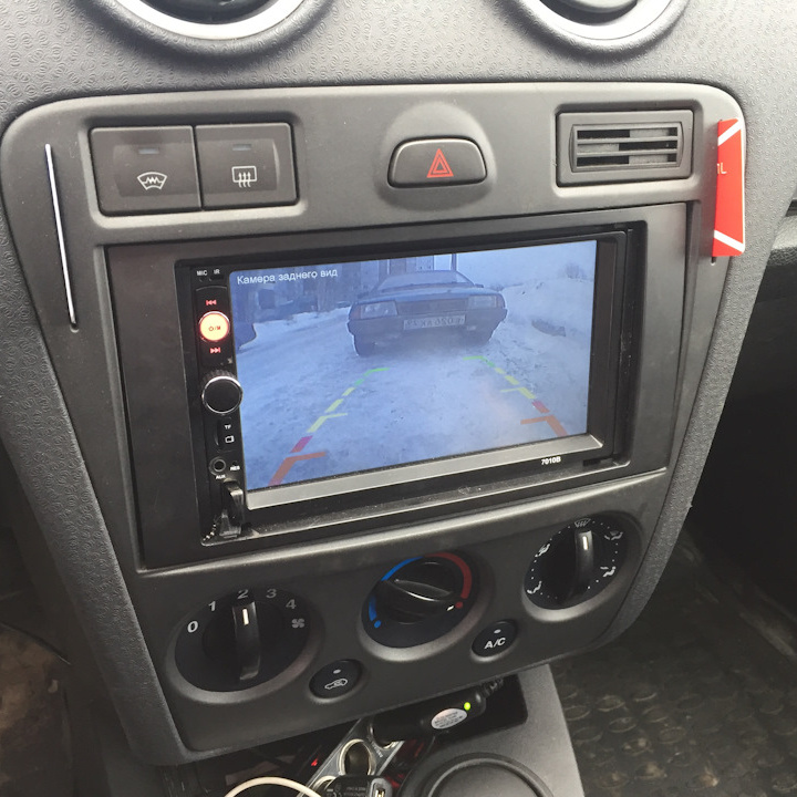 Установка  магнитолы 2 din