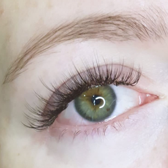 Наращивание ресниц 2д