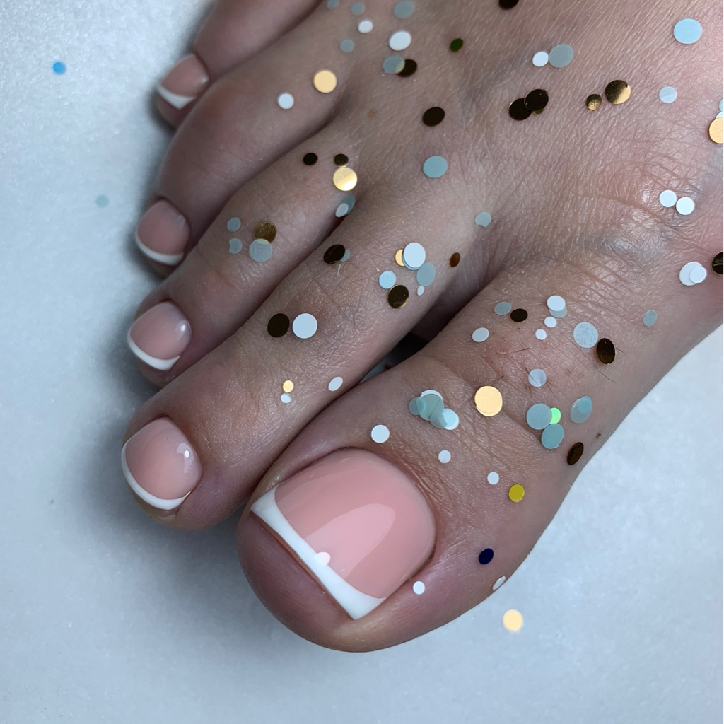 Гигиенический педикюр с покрытием( обр. стопы,покрытие)