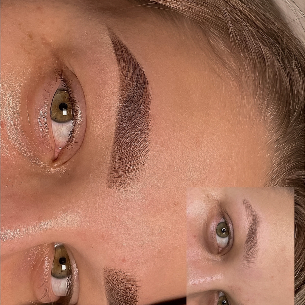 Окрашивание бровей + коррекция