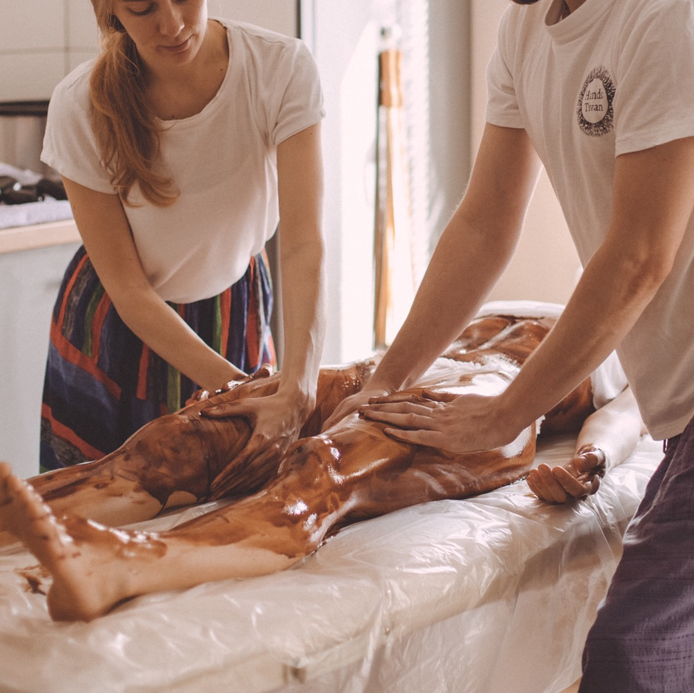 Шоколадний масаж в 4 руки "Синхронний шоколад"