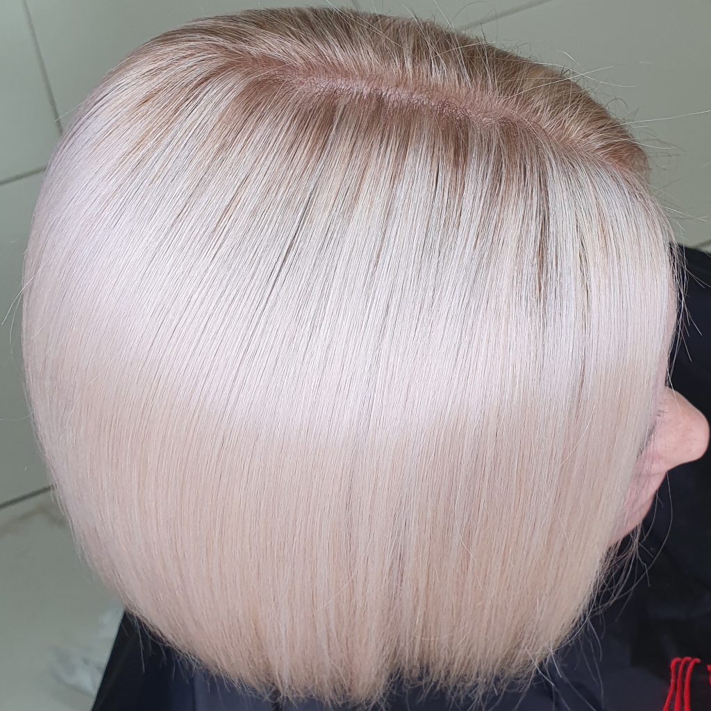 Бразильское мелирование + тонирование (волосы средней длины)