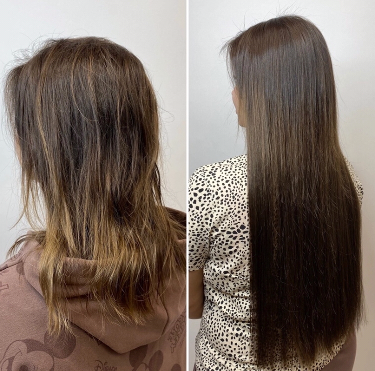 Полное наращивание на микрокосы