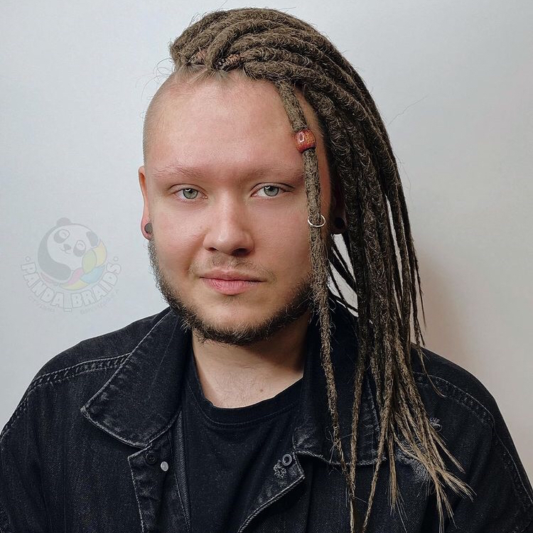 Изготовление и вплетение комплекта безопасных дредов на андеркат