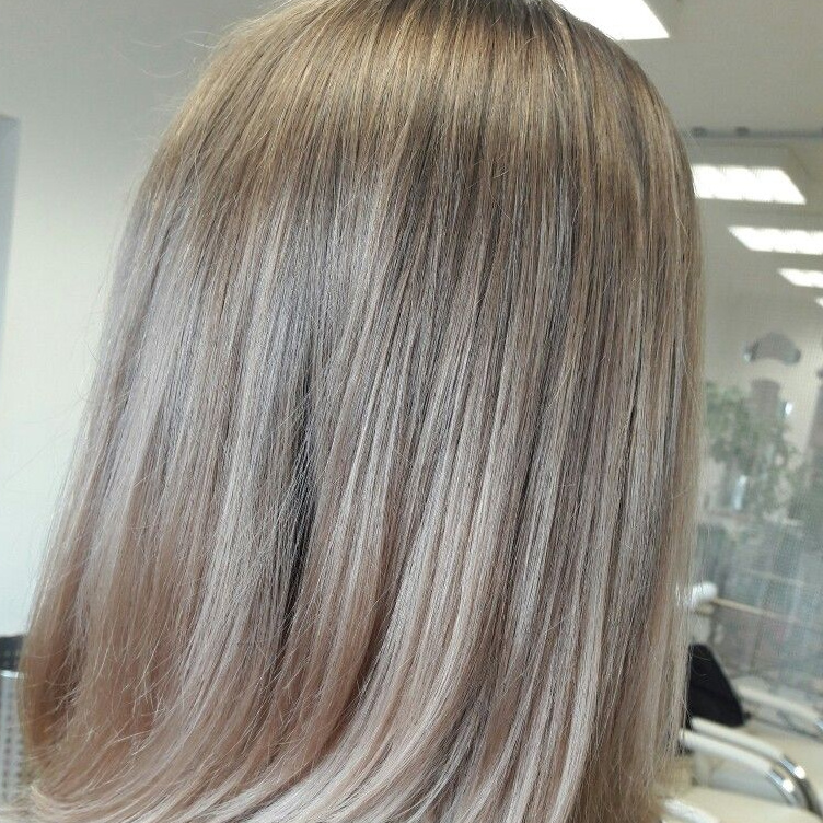 Выход из блонда ( длинные волосы )