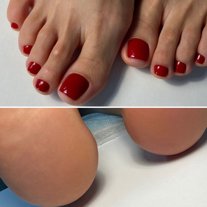 Педикюр покрытие