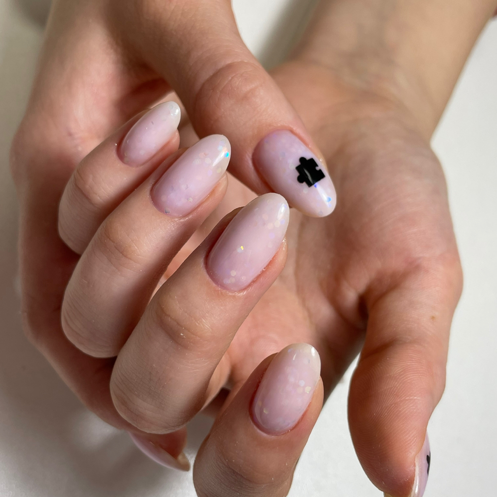 Коррекция ногтей(гель) без дизайна или легкий дизайн